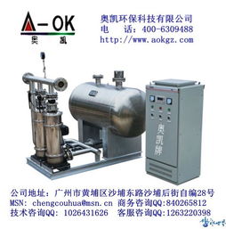 2014年二次供水設(shè)備主流產(chǎn)品 奧凱集團(tuán)研發(fā)的湖南長沙超靜音變頻供水設(shè)備與清潔設(shè)備創(chuàng)新